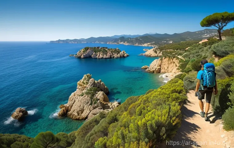 스페인의 해변 여행지 추천 - **Prompt 2: Vibrant Balearic Island Snorkeling Adventure** "A vibrant and picturesque scene from...