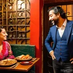 스페인과 포르투갈 문화 차이 - **A Tale of Two Tables: Spain's Lively Tapas vs. Portugal's Soulful Fado** A split image showcas...