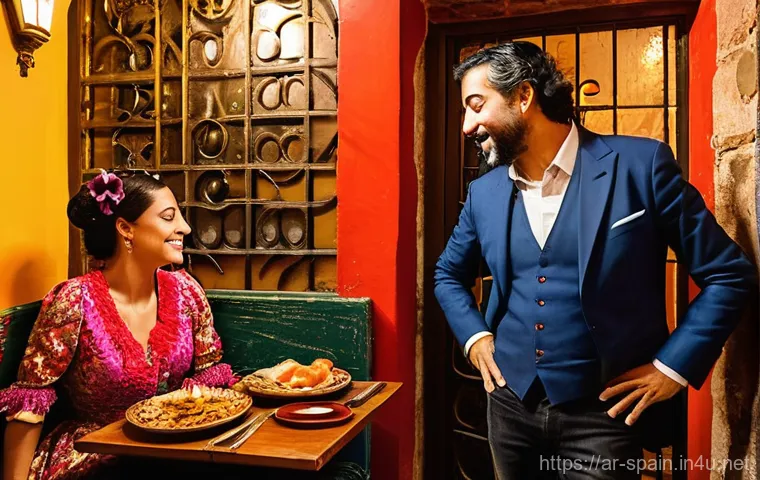 스페인과 포르투갈 문화 차이 - **A Tale of Two Tables: Spain's Lively Tapas vs. Portugal's Soulful Fado** A split image showcas...